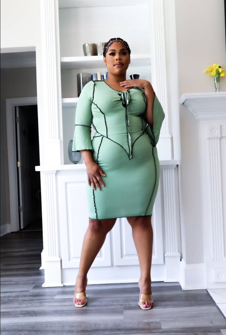 Belle Mint Skirt Set