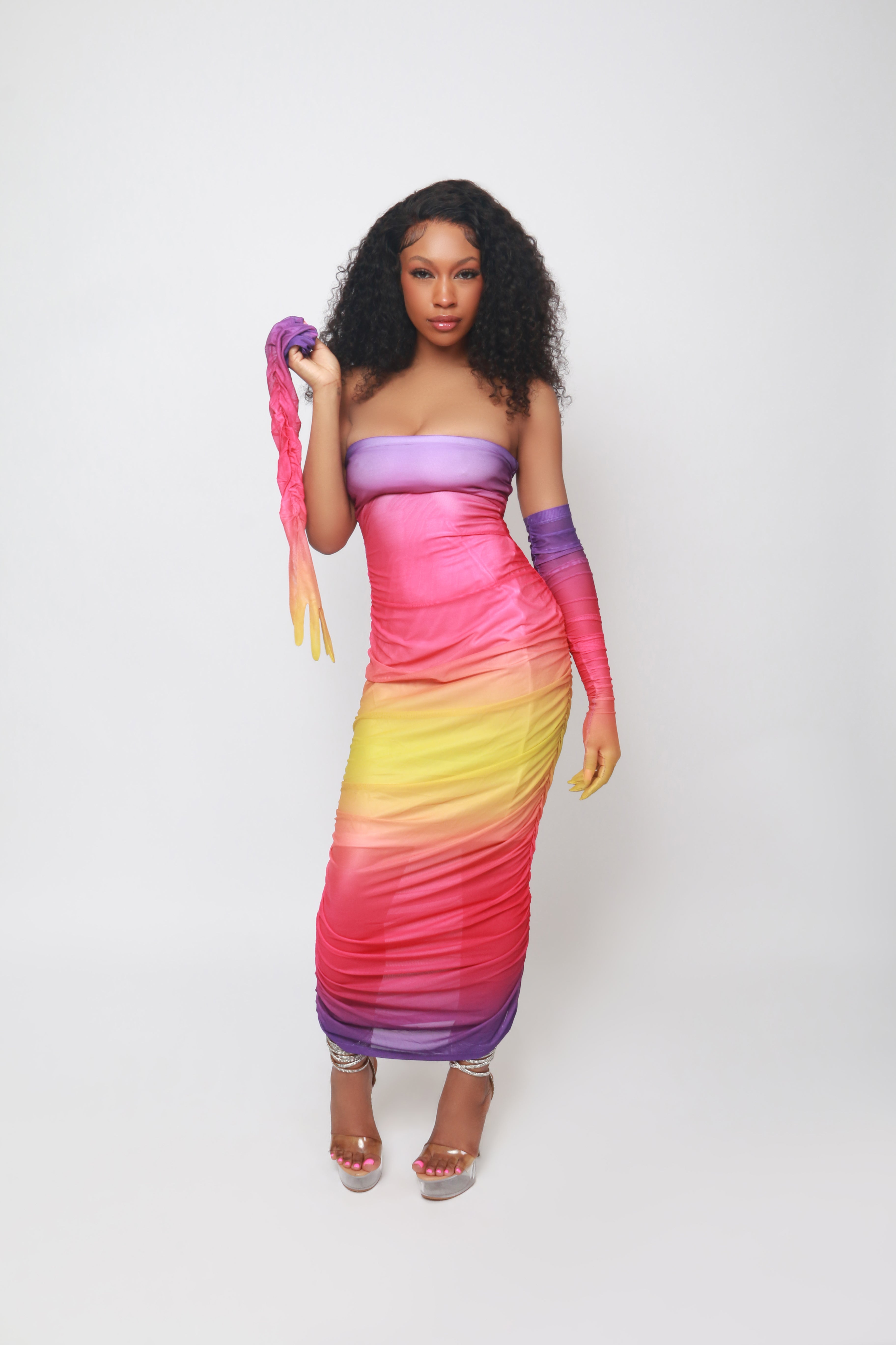 Let's Flirt Multicolor Dress Set