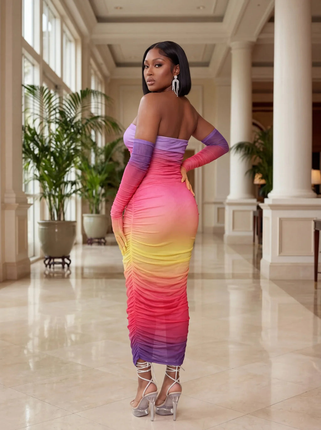 Let's Flirt Multicolor Dress Set