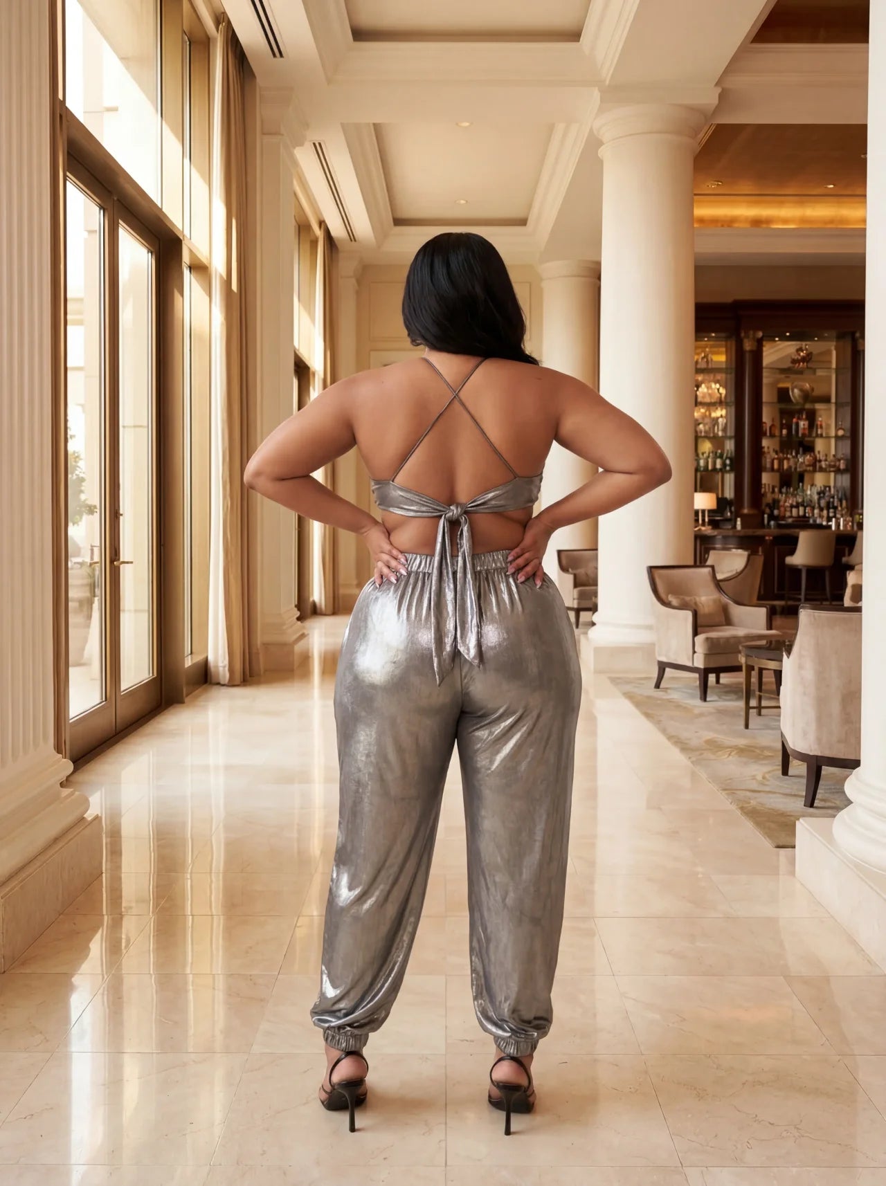 Out Of Space Metallic Jumpsuit