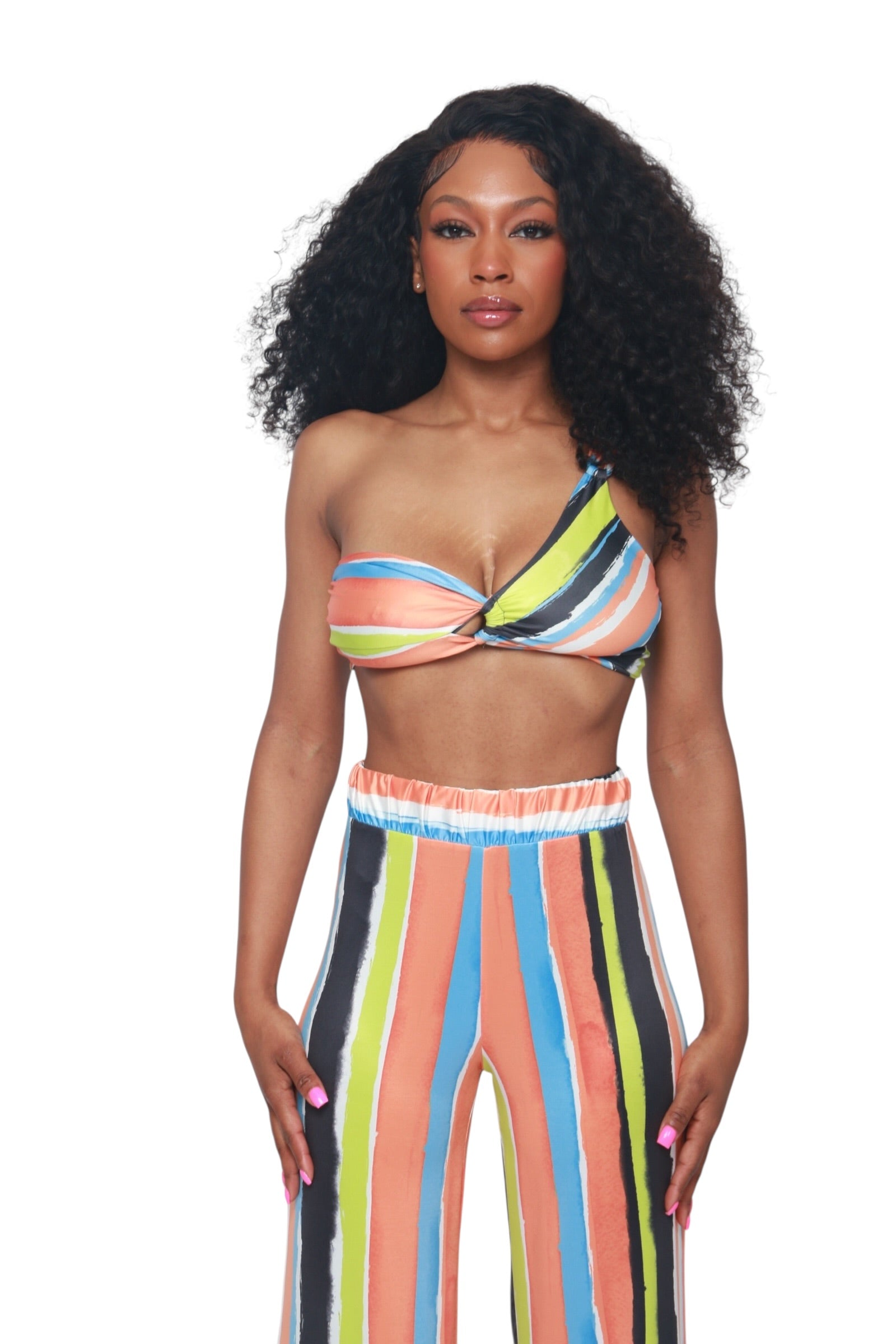 Playfully Me Multicolor Pant Set