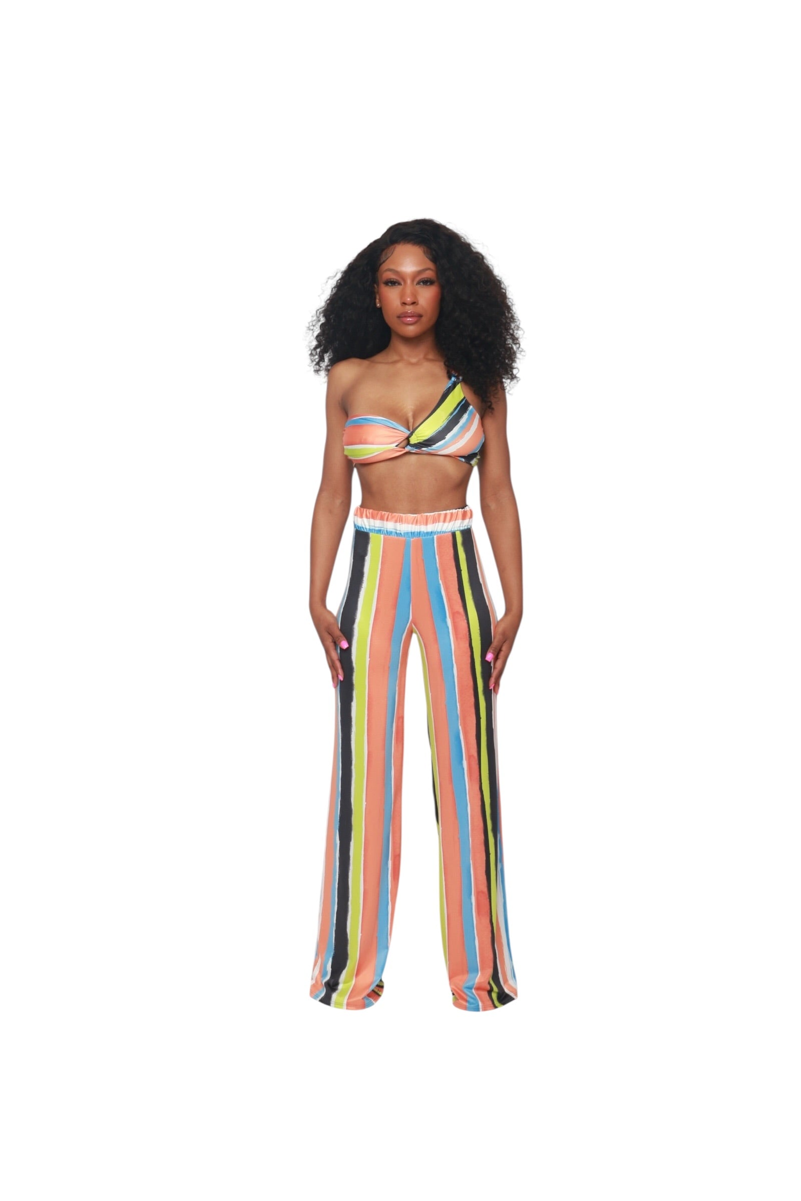 Playfully Me Multicolor Pant Set