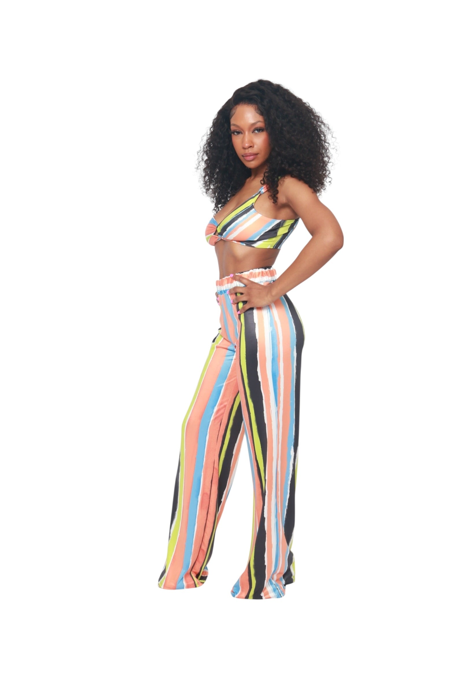 Playfully Me Multicolor Pant Set