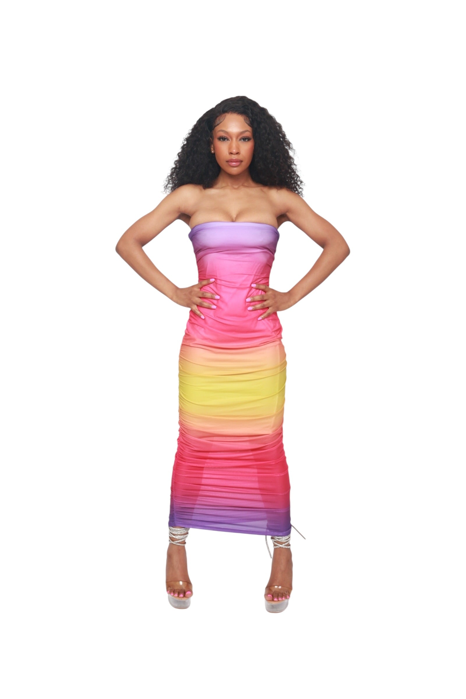 Let's Flirt Multicolor Dress Set