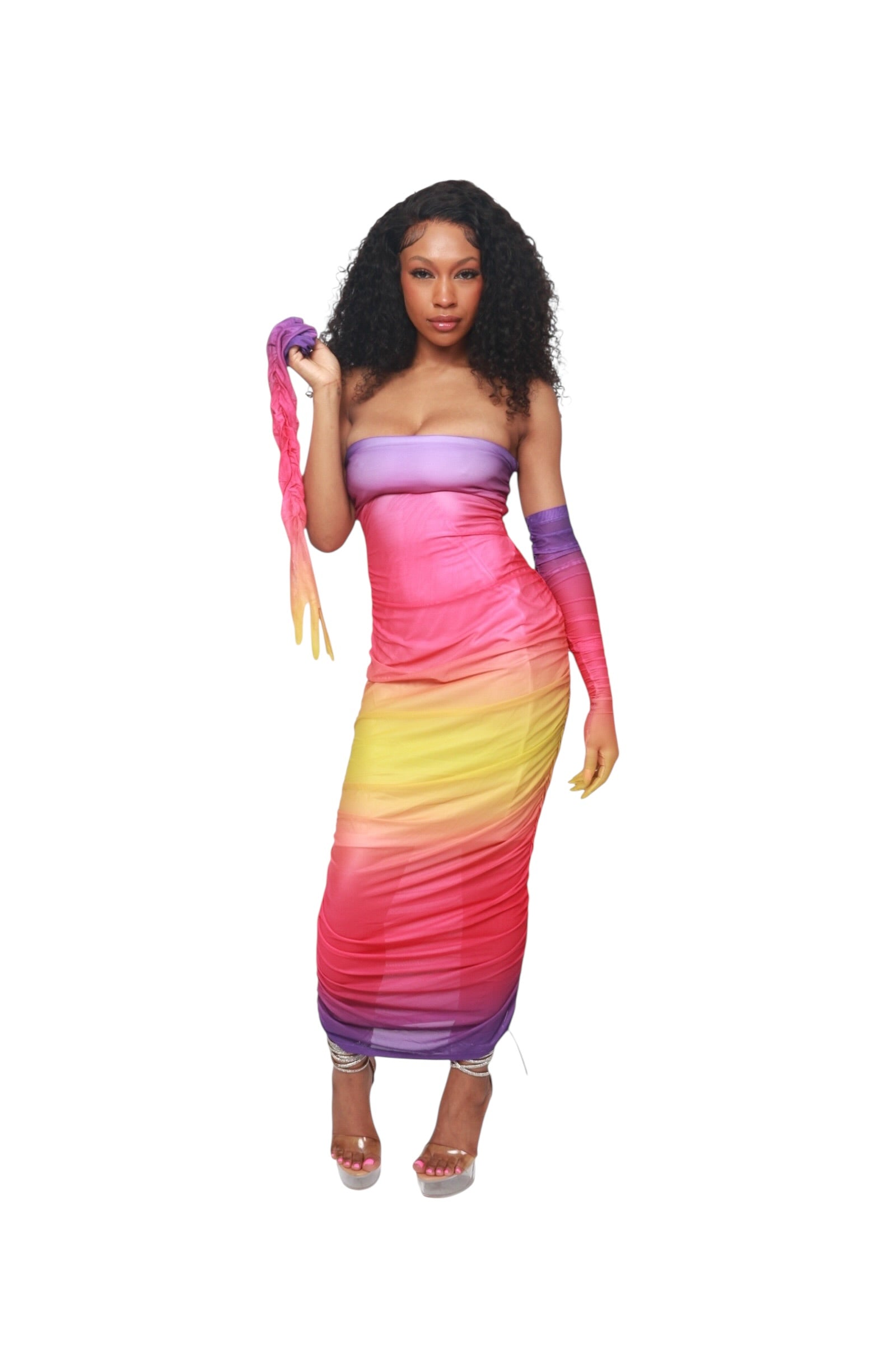 Let's Flirt Multicolor Dress Set