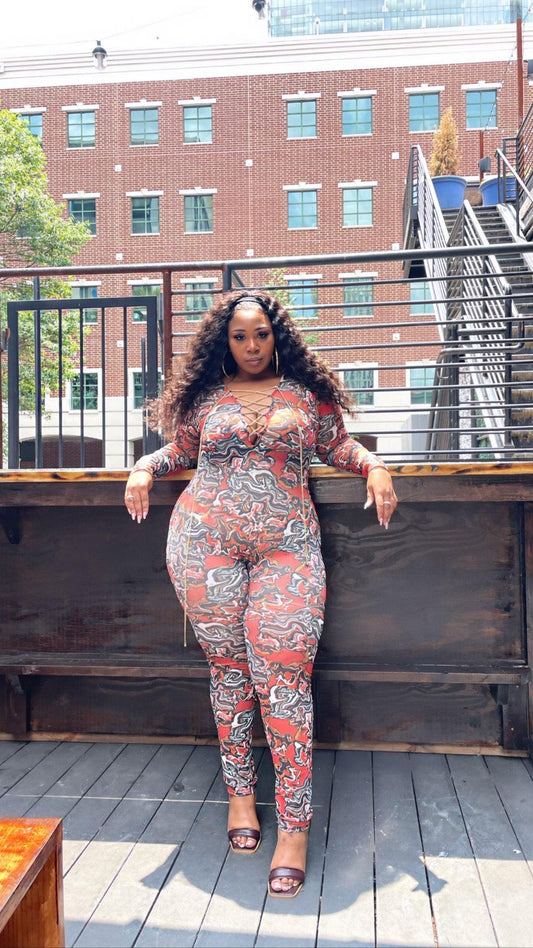 Spicy Girl Jumpsuit Plus