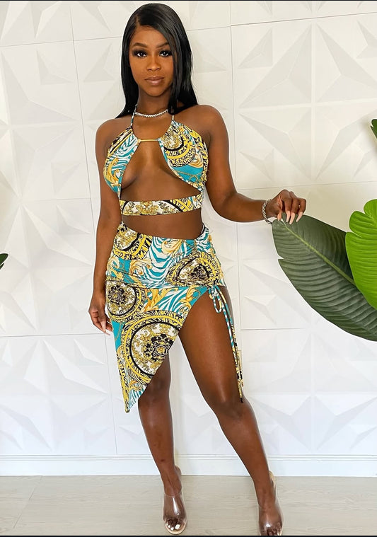 On An Island Skirt Set