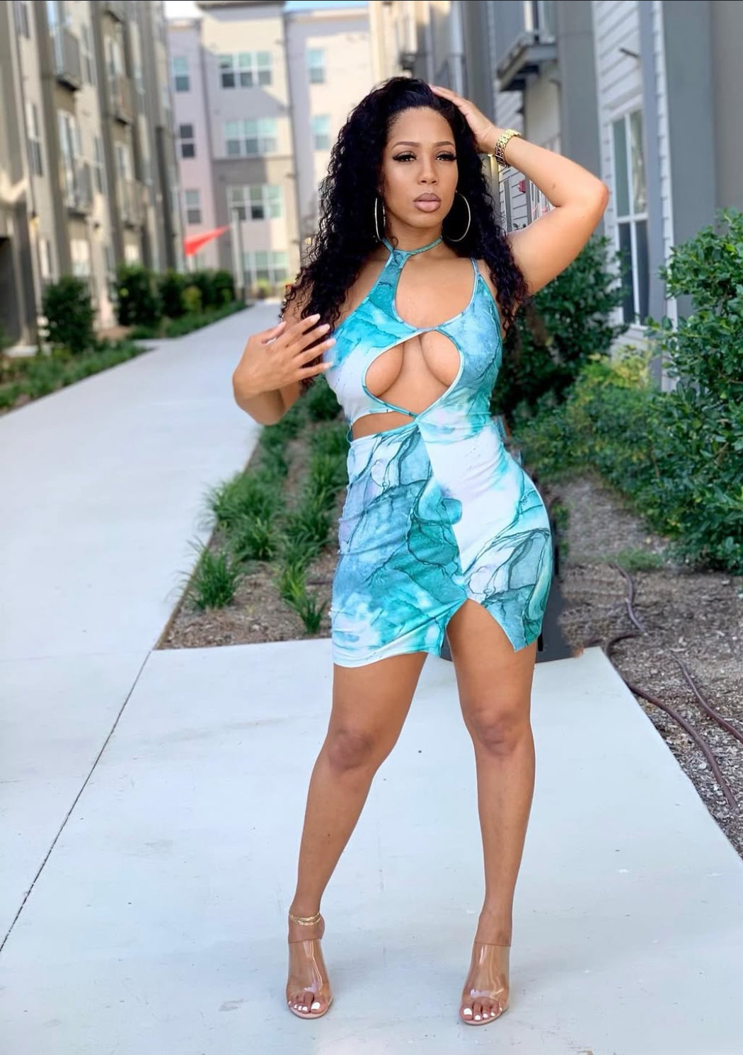 Teal We Meet Again Dress