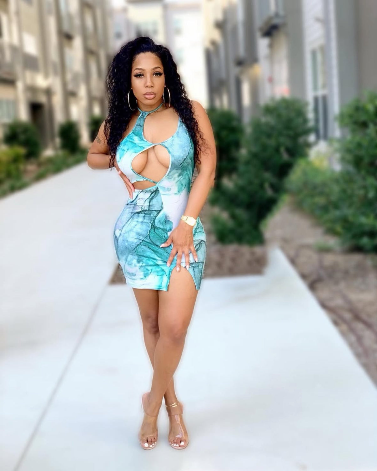 Teal We Meet Again Dress